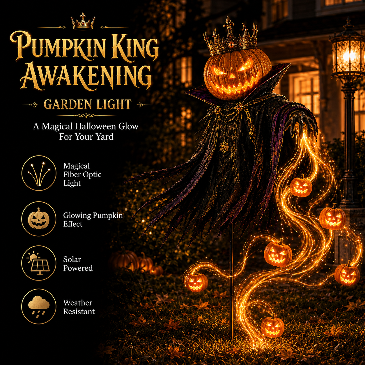 🎁Today 50% OFF🎁💀Halloween Soul Harvester Animated Garden Light