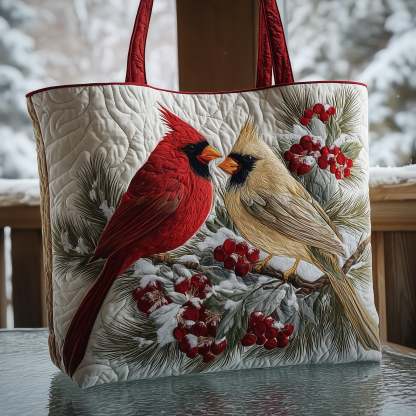 Cardinal Charm Quilted Tote Bag GFTOTP11445