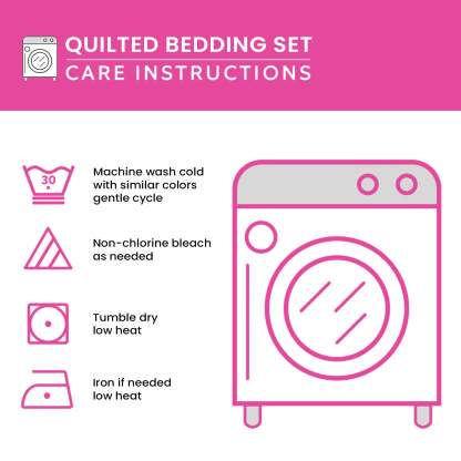 Golden Valley 3-Piece Quilted Bedding Set NCU0NNT223