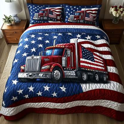 United Truck Power 3-Piece Quilted Bedding setGFTOHD7799