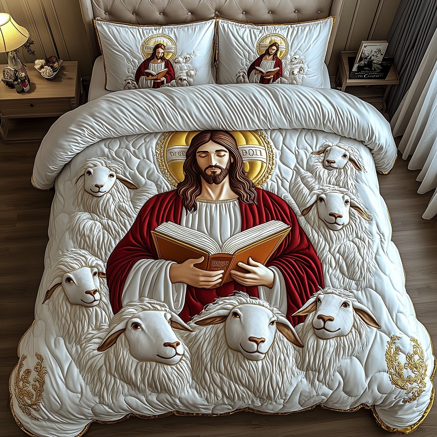 Divine Embrace 3-PieceQuilted Bedding setGFTOTP8541
