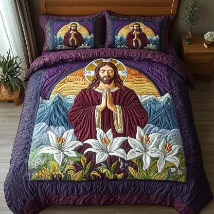 Divine Embrace 3-PieceQuilted Bedding setGFTOTP8543