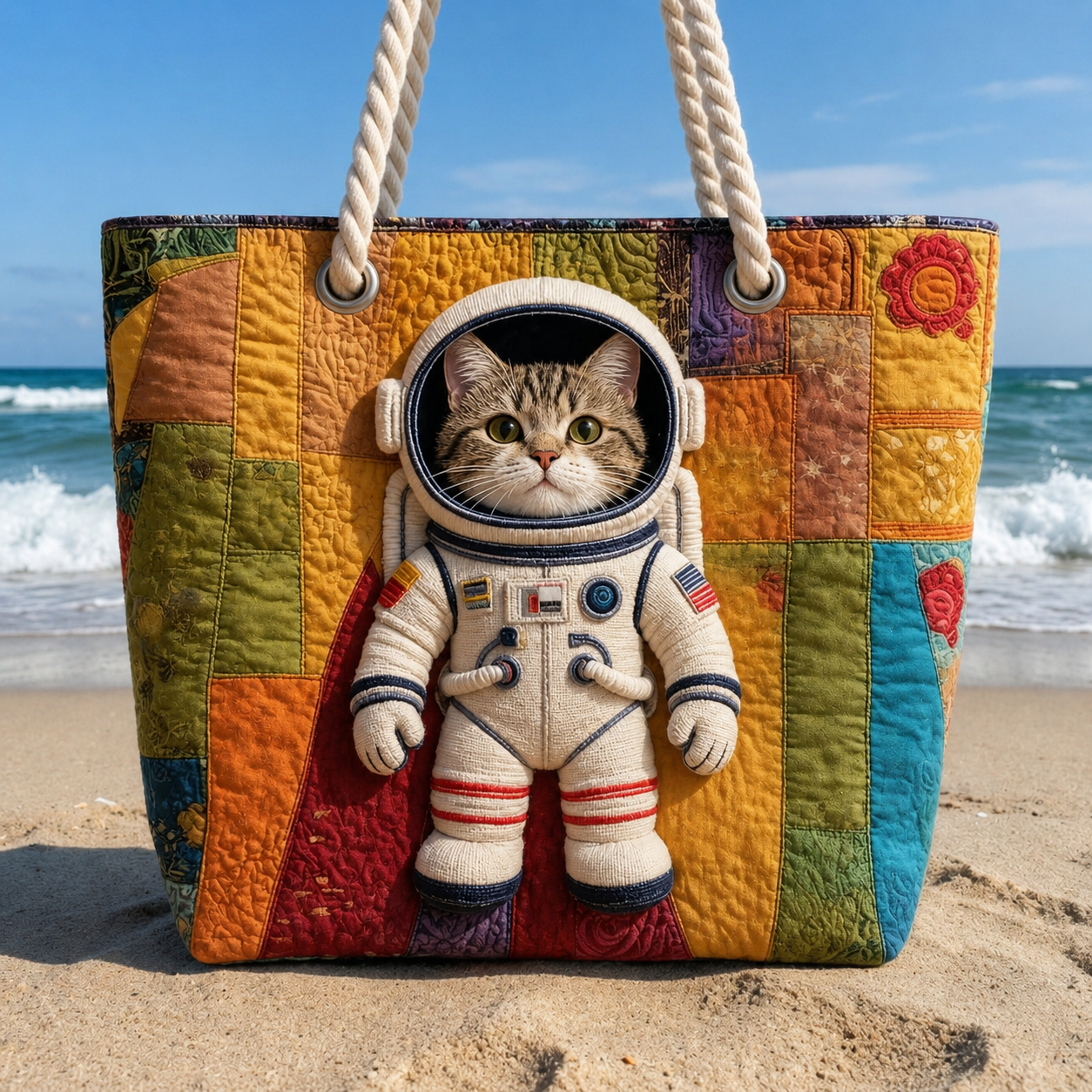 Paw Patch Quilted Beach Bag GFTOQA1631