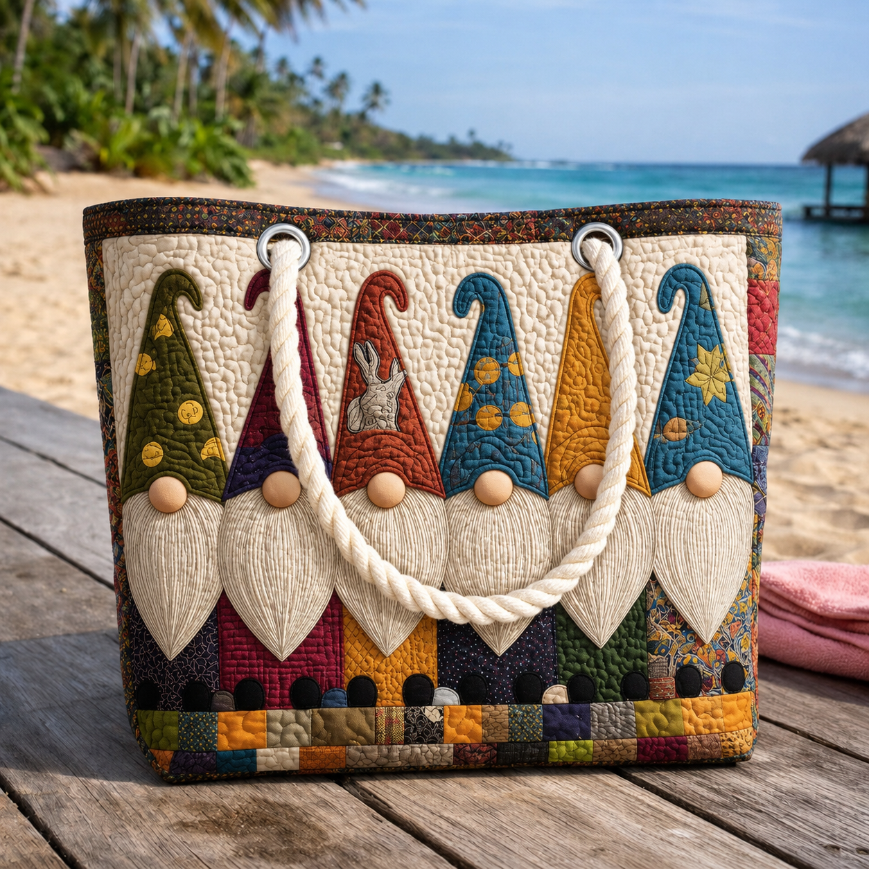 Paw Patch Quilted Beach Bag GFTOQA1633