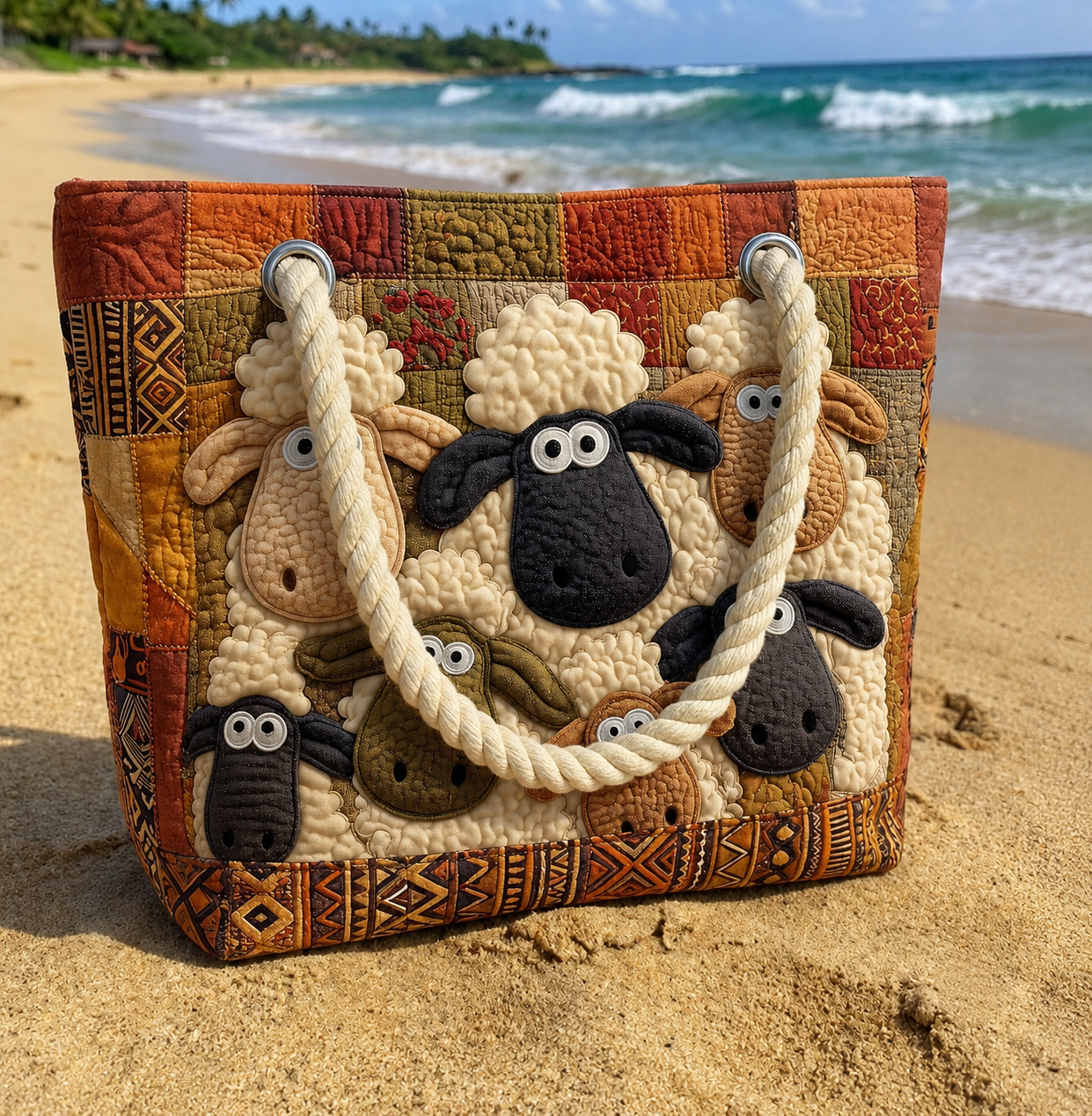 Paw Patch Quilted Beach Bag GFTOQA1634