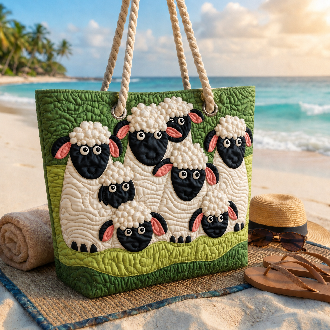 Paw Patch Quilted Beach Bag GFTOQA1644