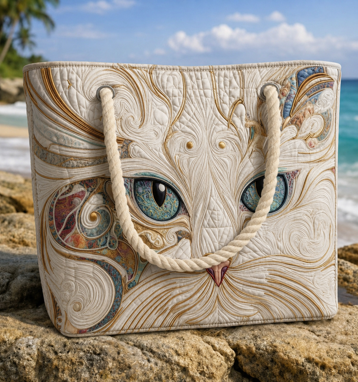 Paw Patch Quilted Beach Bag GFTOQA1646