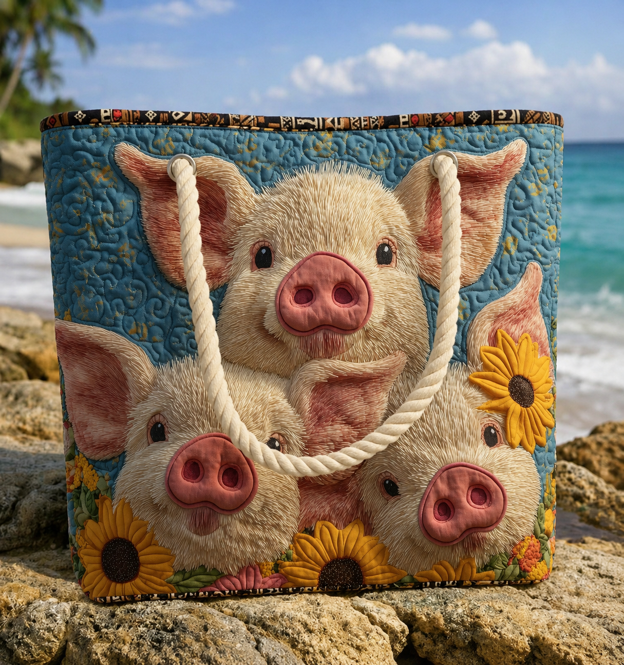 Paw Patch Quilted Beach Bag GFTOQA1649