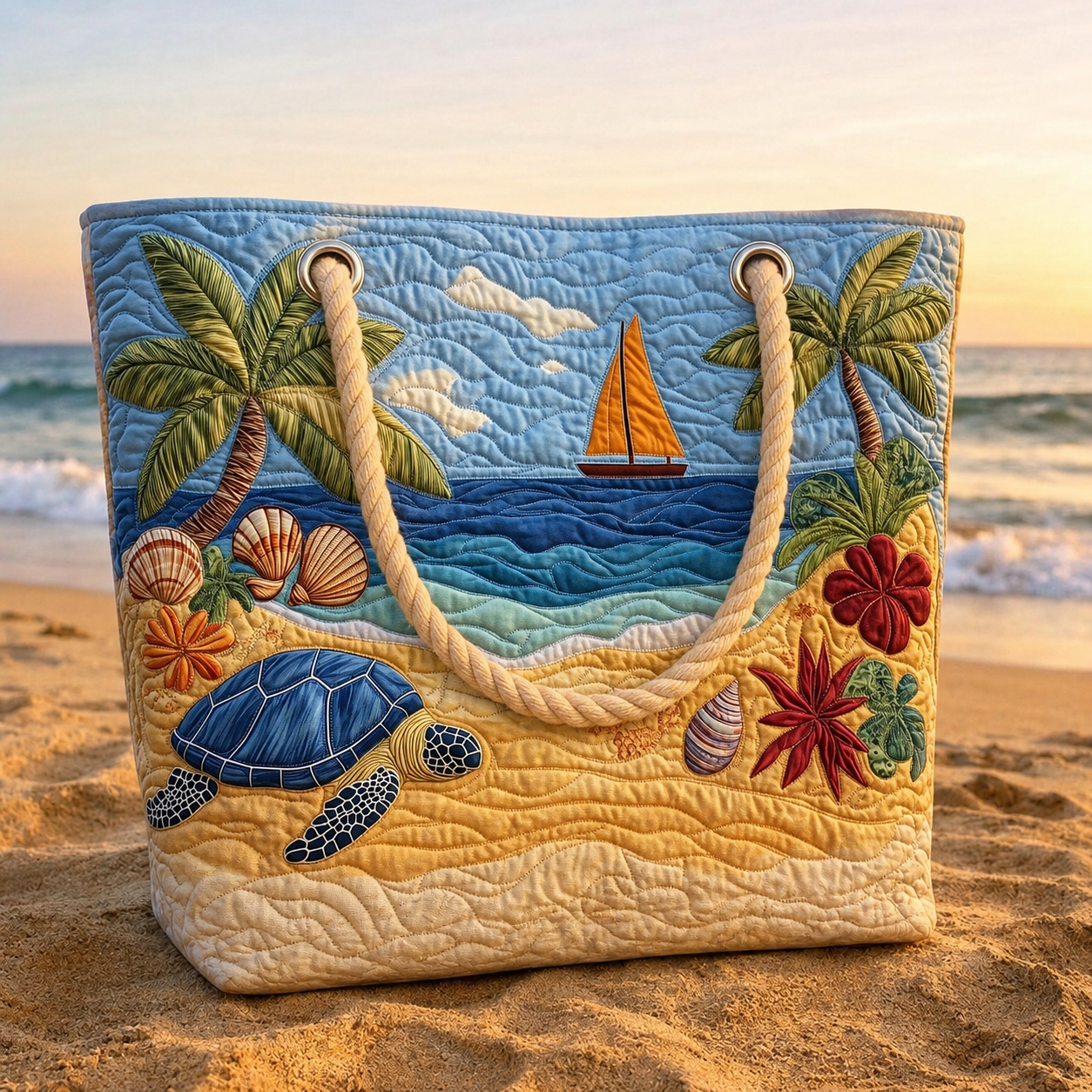 Paw Patch Quilted Beach Bag GFTOQA1651
