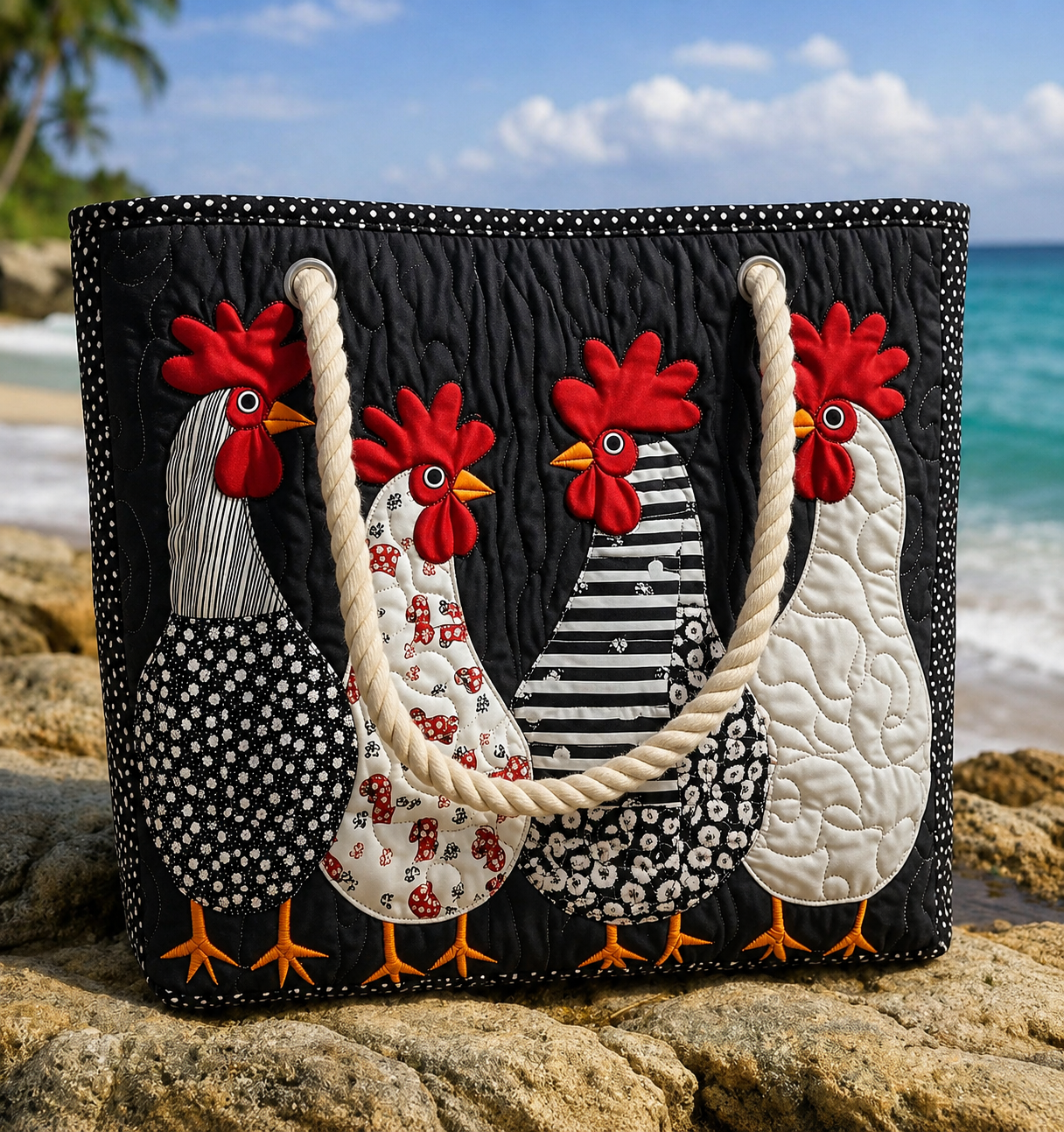 Paw Patch Quilted Beach Bag GFTOQA1655