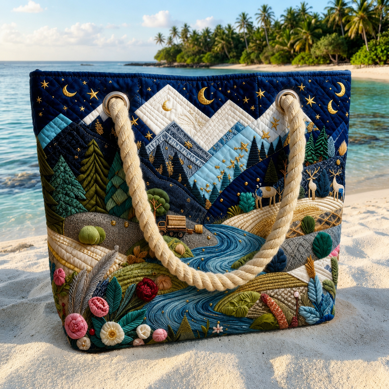Paw Patch Quilted Beach Bag GFTOQA1666