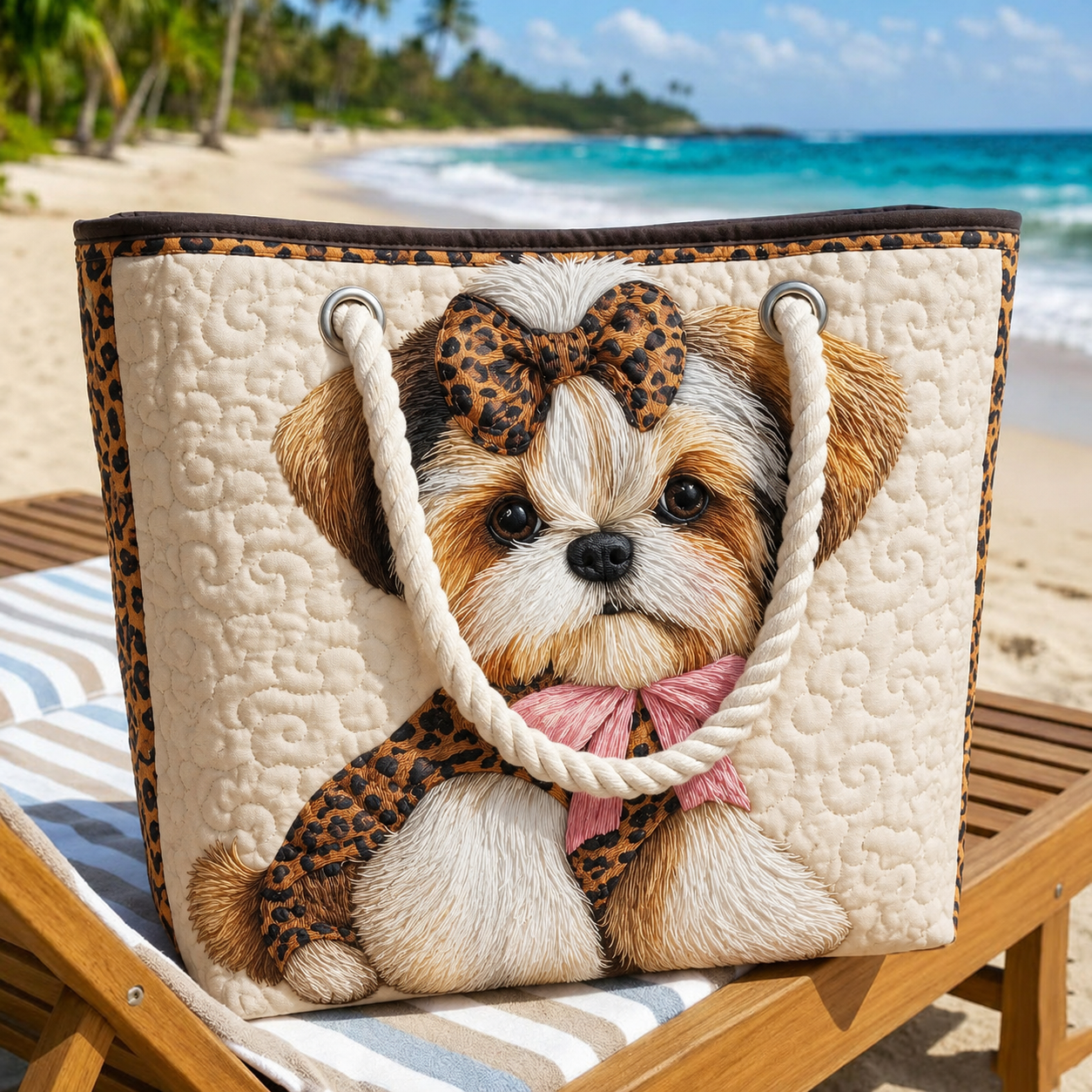 Paw Patch Quilted Beach Bag GFTOQA1676