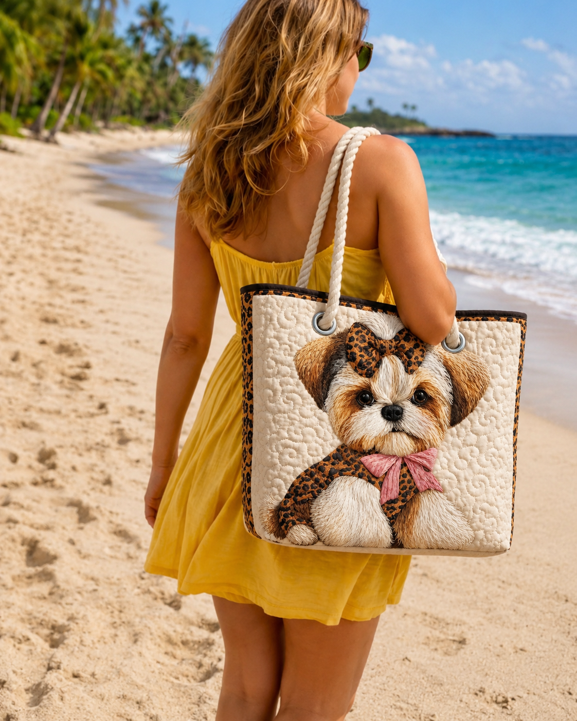 Paw Patch Quilted Beach Bag GFTOQA1676