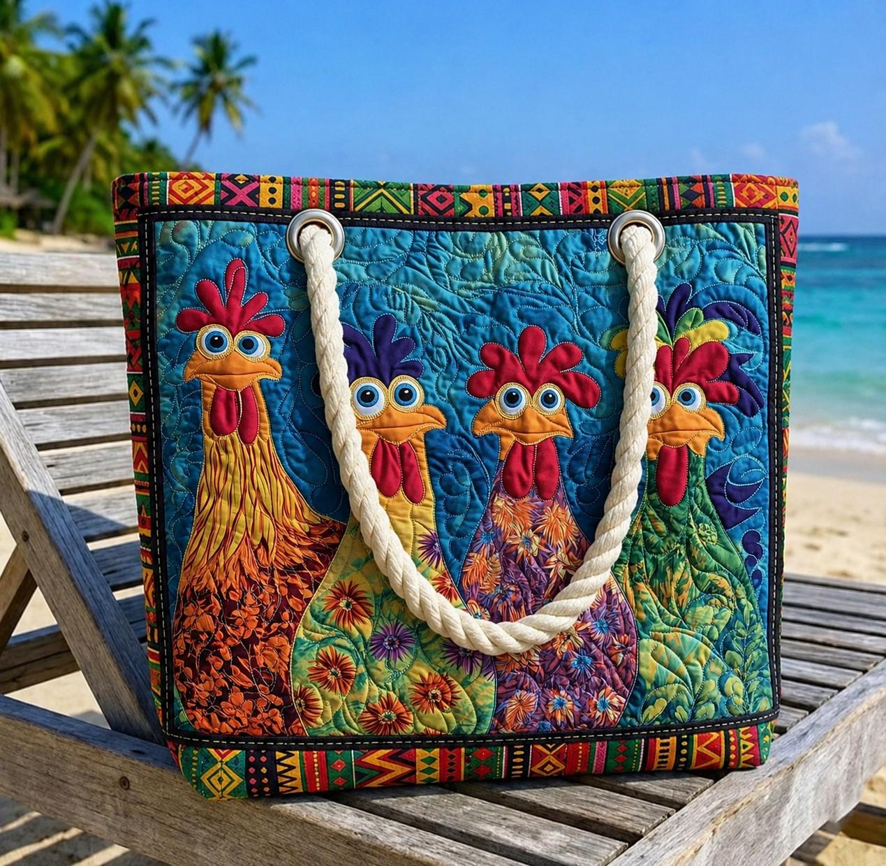 Paw Patch Quilted Beach Bag GFTOQA1683