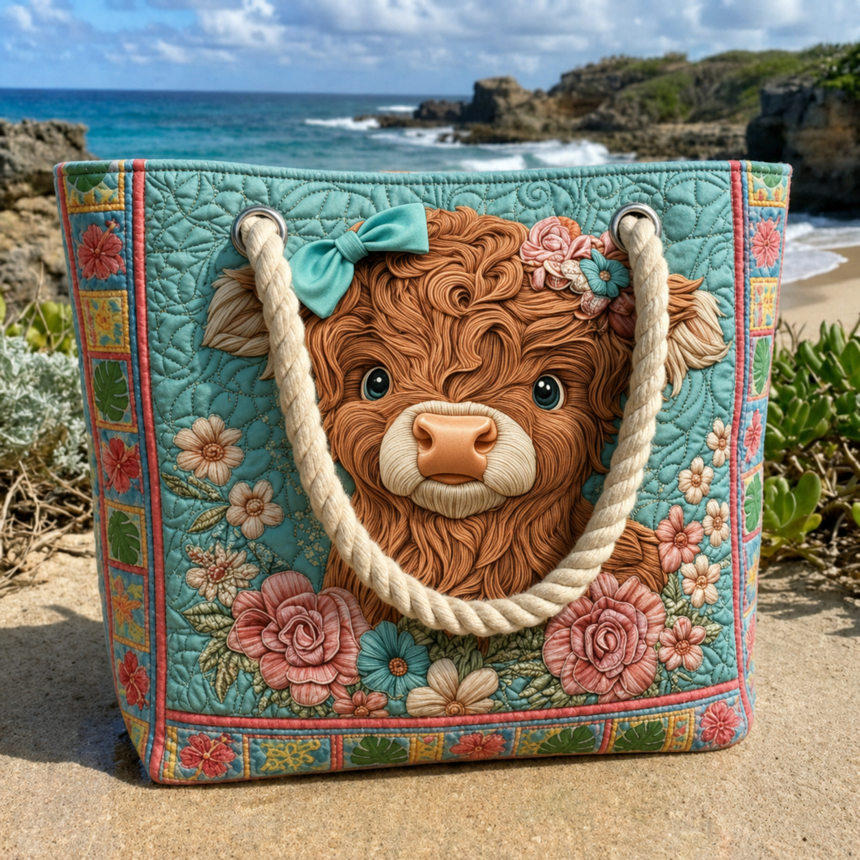 Paw Patch Quilted Beach Bag GFTOQA1688