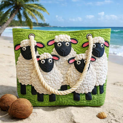 Sheep Heaven Quilted Beach bag GFTOHD13652