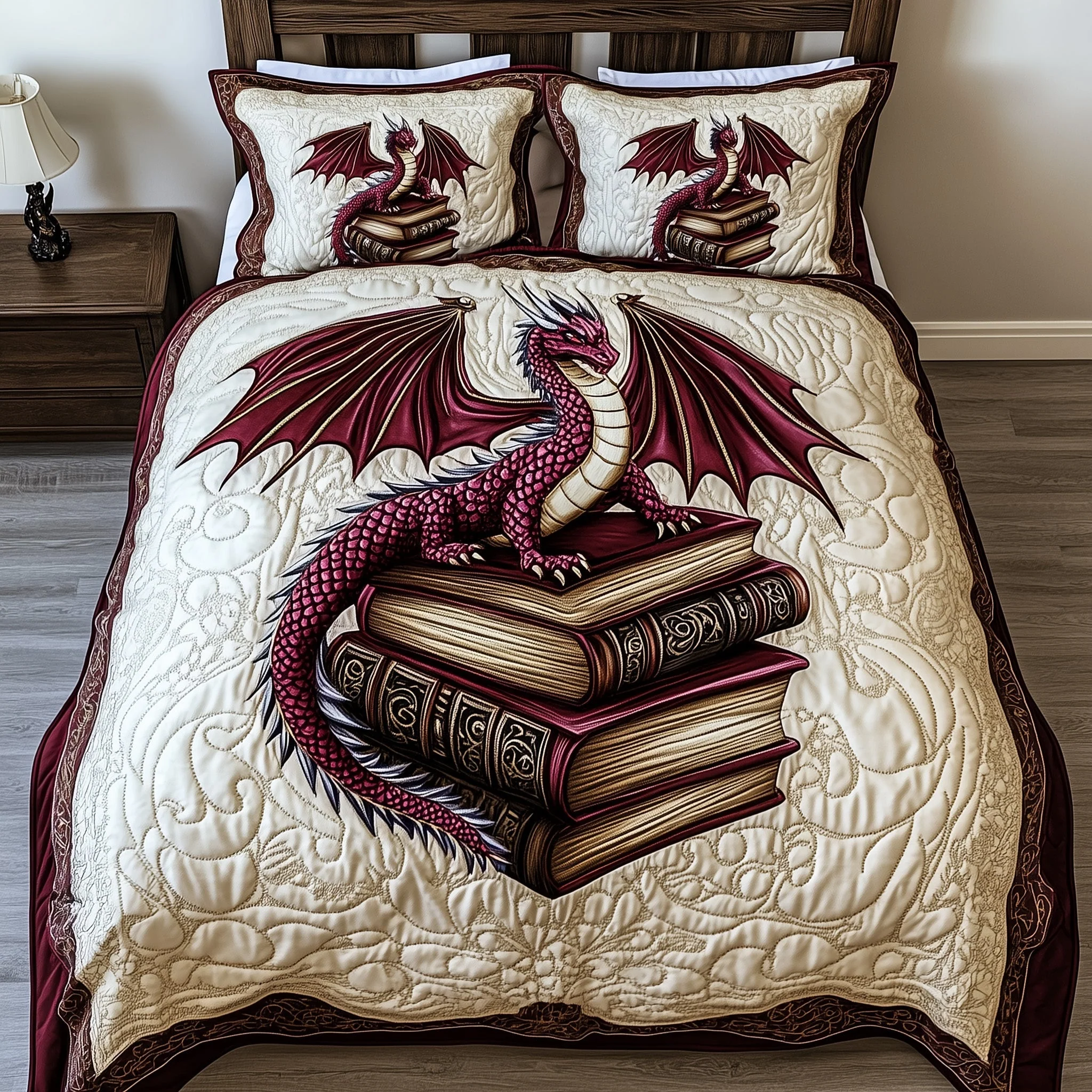 Keeper of Ancient Secrets 3-Piece Quilted Bedding Set GFTOHD6377