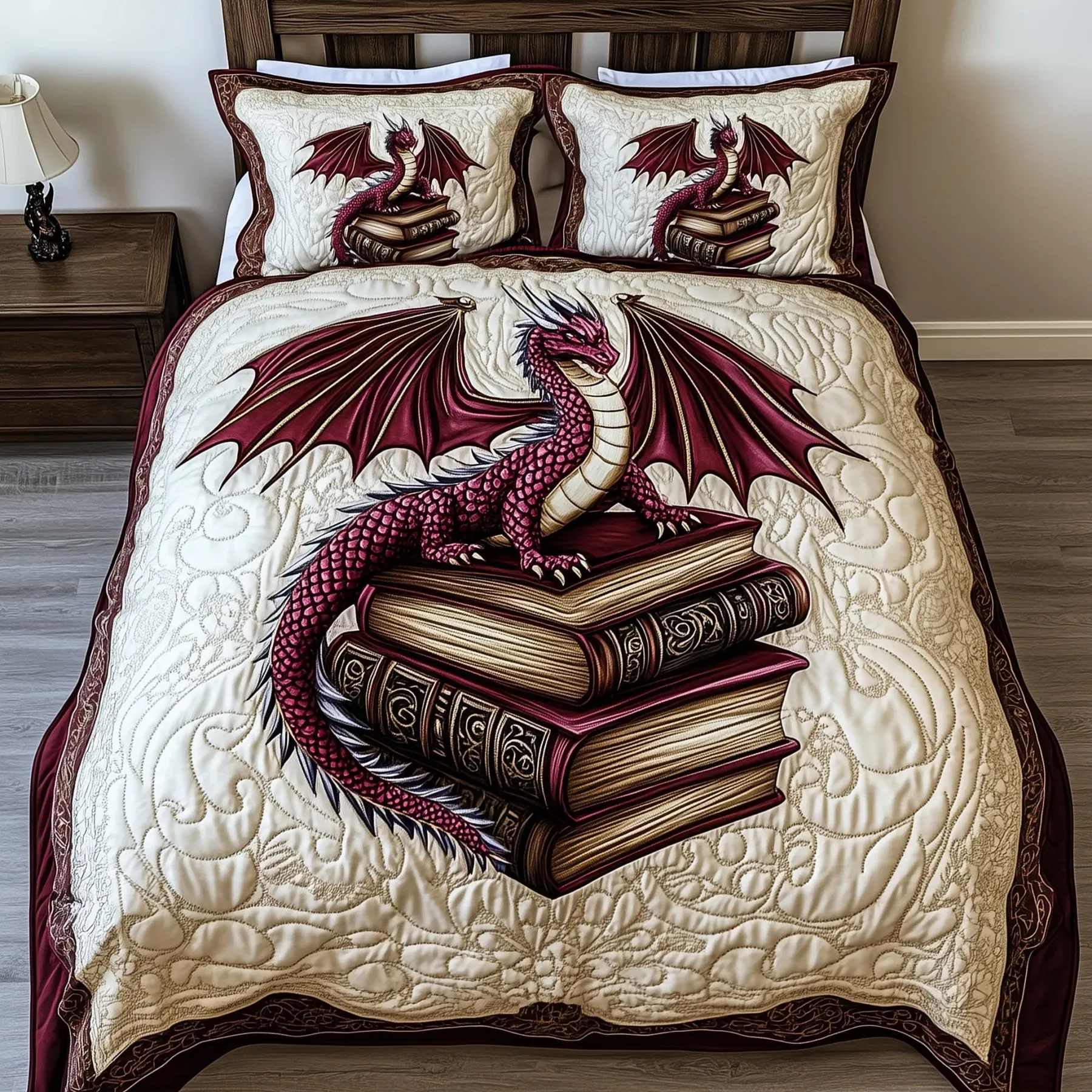 Keeper of Ancient Secrets 3-Piece Quilted Bedding Set GFTOHD6377