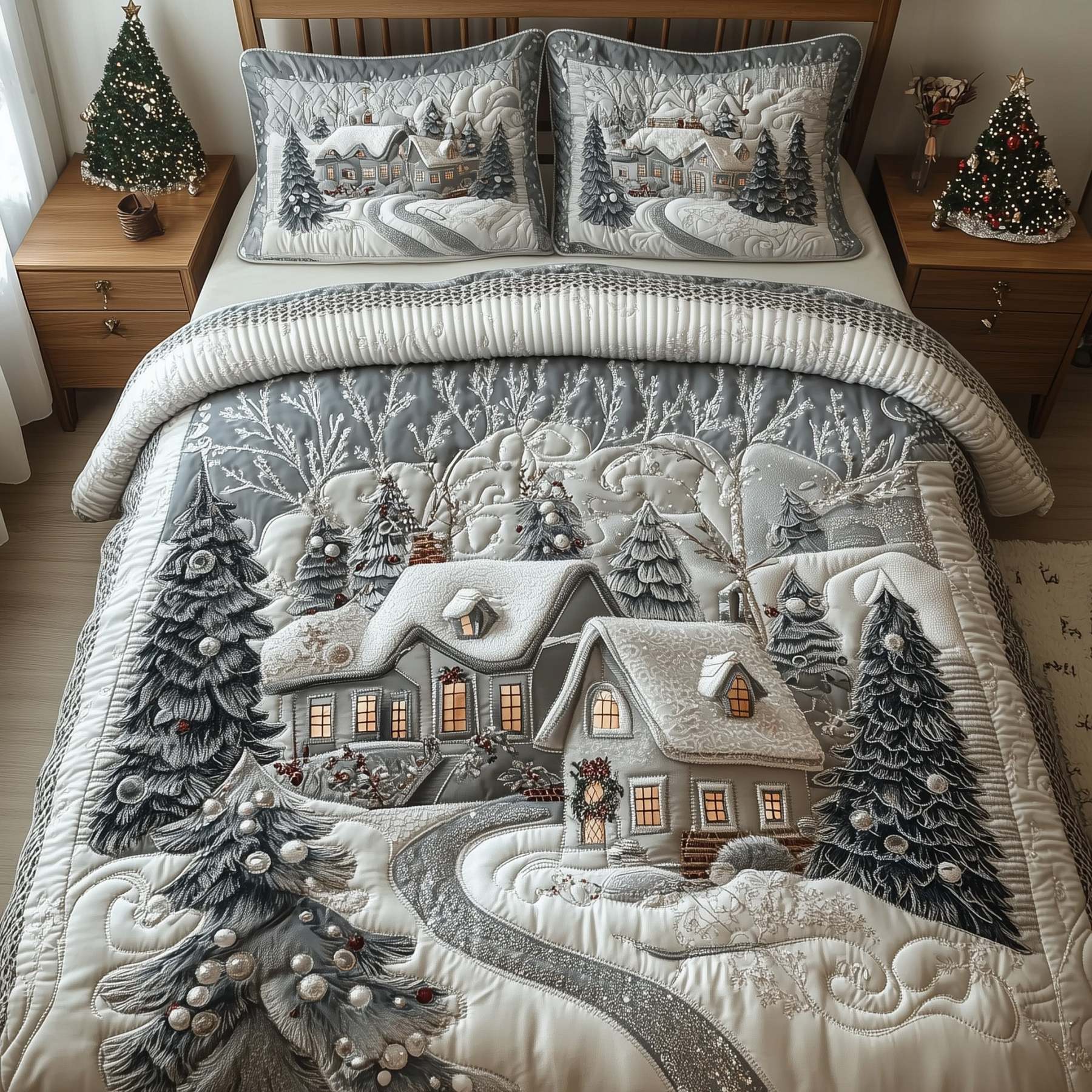 Christmas Village Duvet Cover Set GFTOTP12453