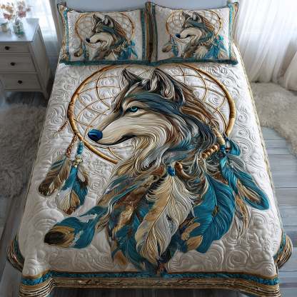 Lone Guardian 3-Piece Quilted Bedding Set GFTOTP15701