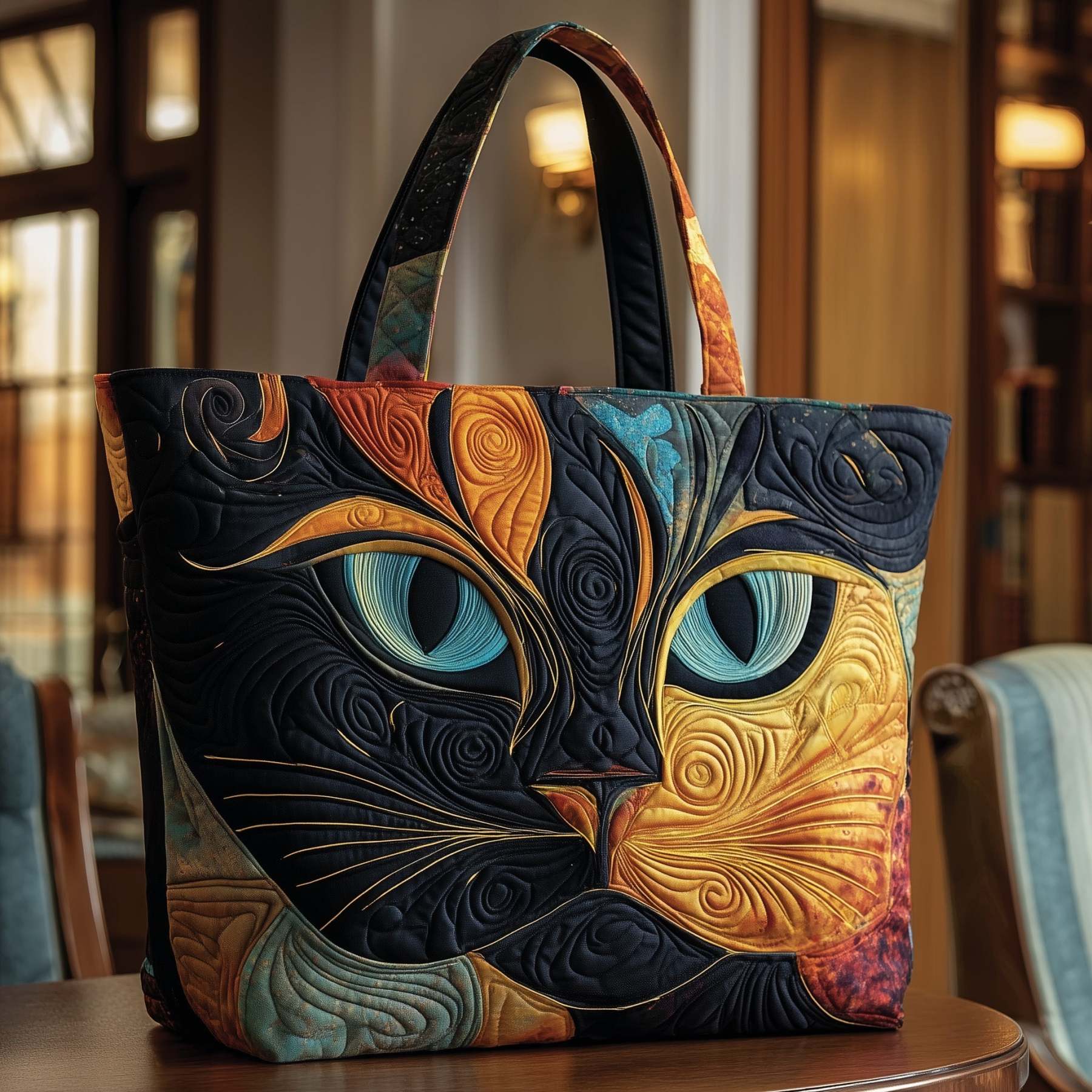 Catitude Quilted Tote Bag GFTOTP9663