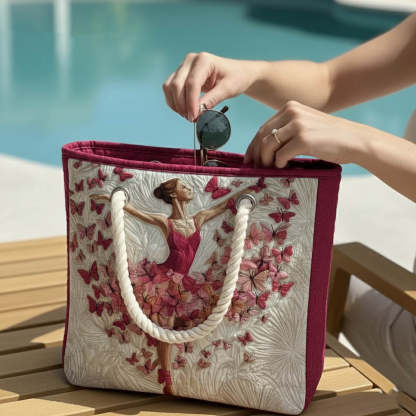 Elegant Ballerina Quilted Beach Bag GFTONT6484