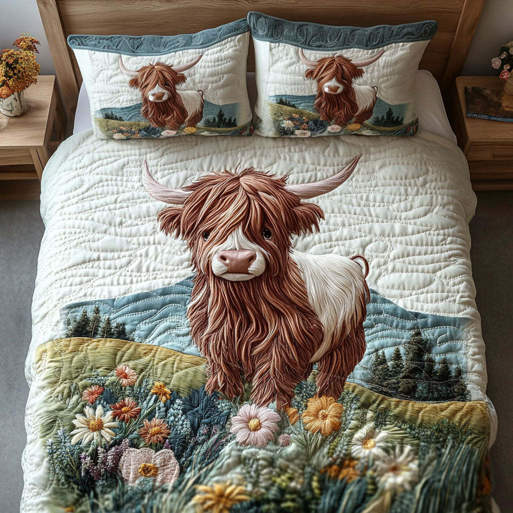 Mountain Grace 3-Piece Quilted Bedding Set NCU0PTT638