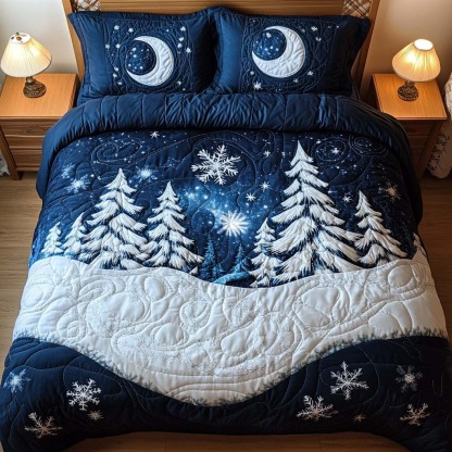 Xmas 3-Piece Quilted Bedding Set NCU0QN039
