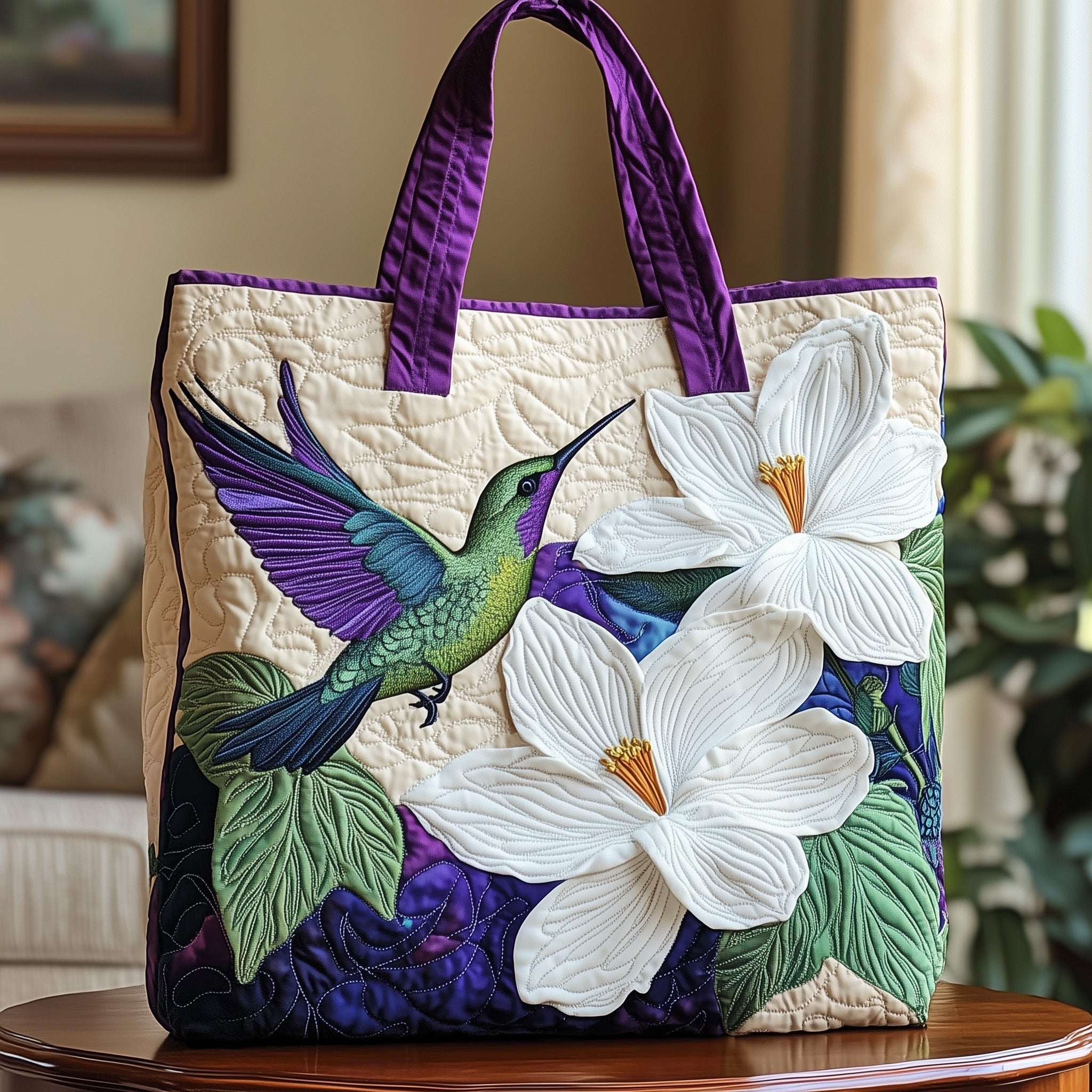 Magnolia Dance Quilted Tote Bag GFTOTP8636