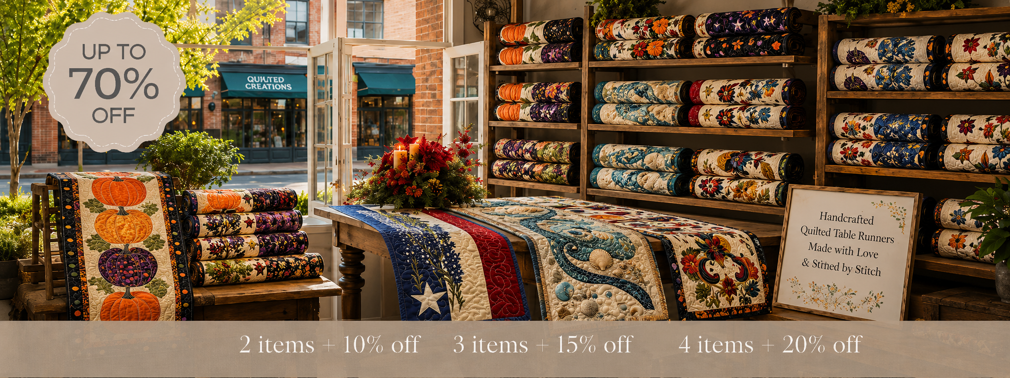 Quilted table runner001