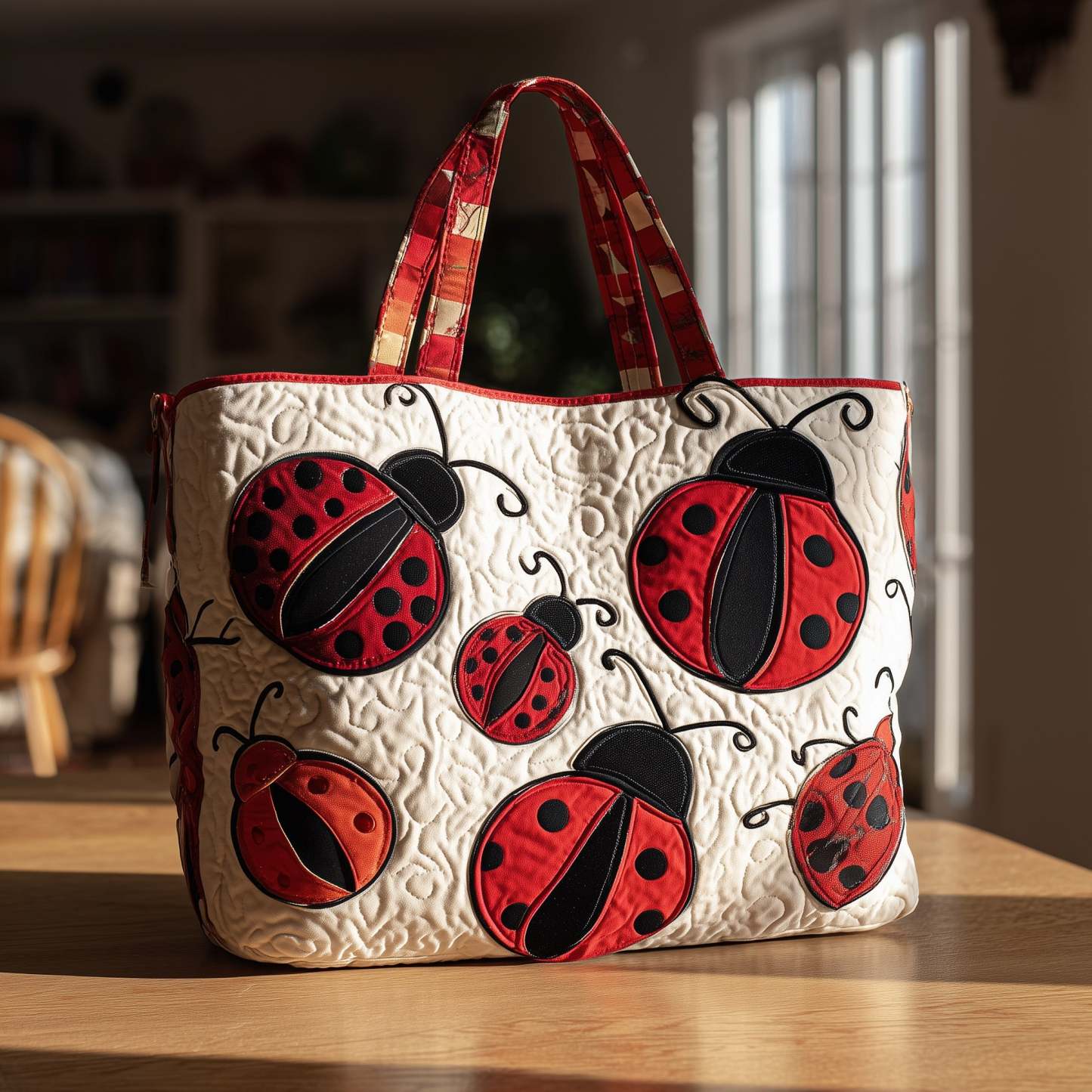 Ladybug Quilted Tote Bag GFTOTL4010
