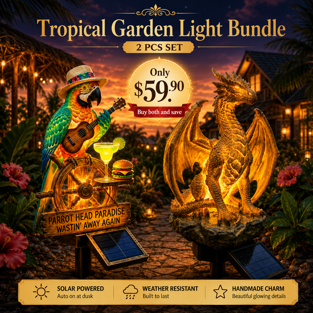 💗Magical Solar Garden Lights Collection-Limited Edition