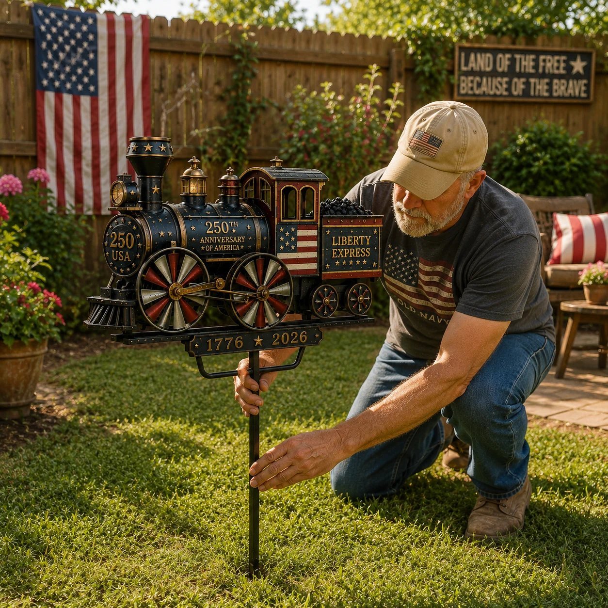 🔥Limited time 55% OFF🔥🚂2026 America 250th Anniversary Outdoor Patriotic Yard Decor