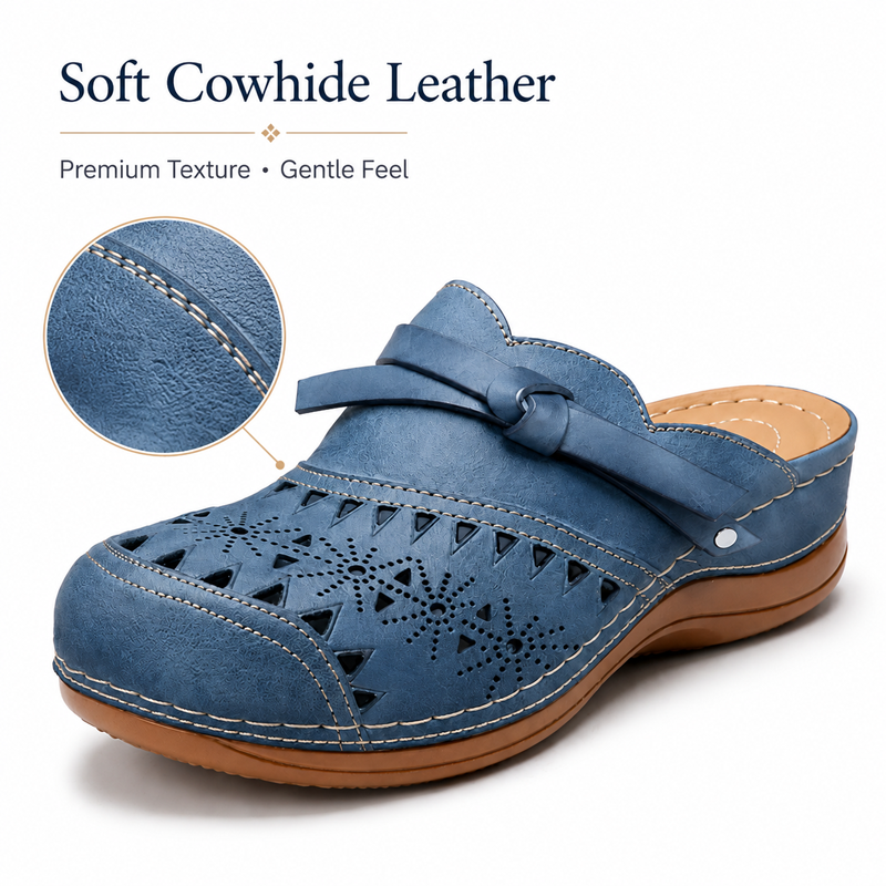 Last day 70% off-Women’s Bowknot Wedge Sandals – Arch Support & Everyday Comfort