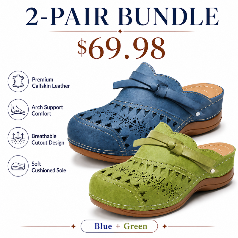 Last day 70% off-Women’s Bowknot Wedge Sandals – Arch Support & Everyday Comfort