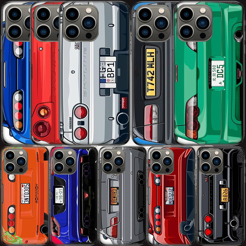 Legend Rear View iPhone Case | Classic Sports Car Taillight Design Protective Case