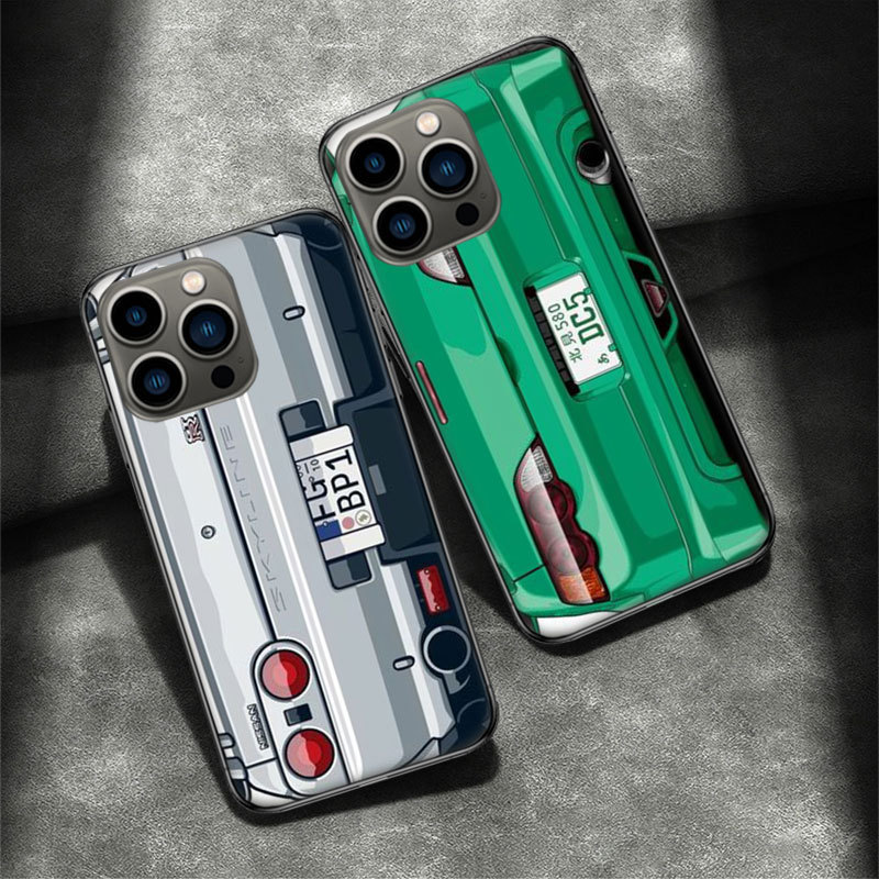 Legend Rear View iPhone Case | Classic Sports Car Taillight Design Protective Case