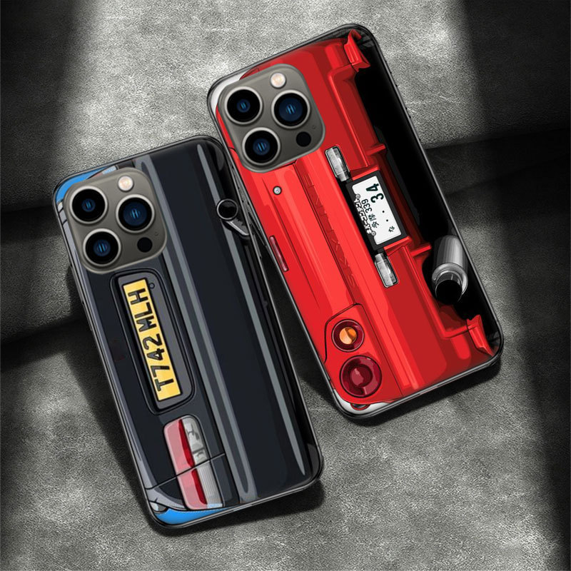 Legend Rear View iPhone Case | Classic Sports Car Taillight Design Protective Case