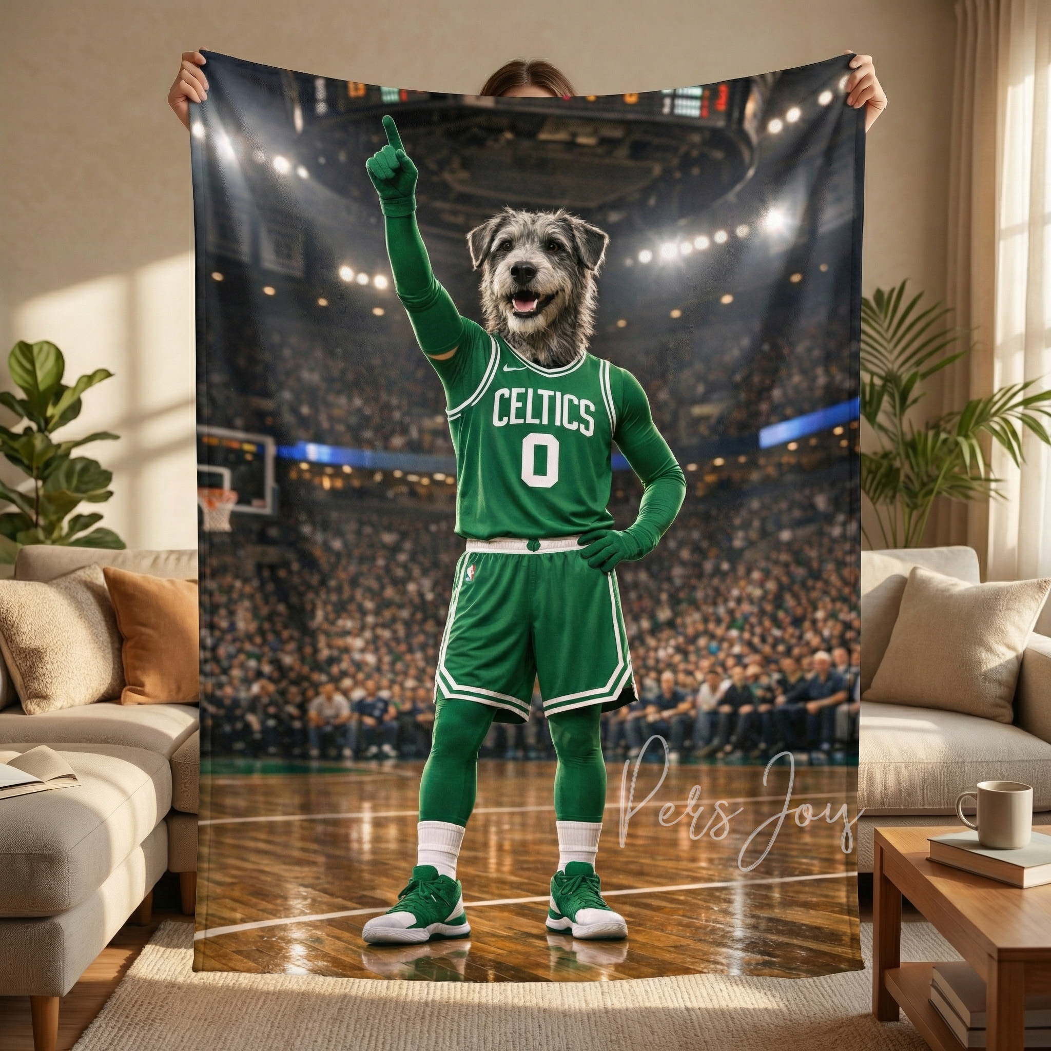  Custom Pet Basketball Blanket | Pro Hoops City Team Style | Personalized MVP Fan Gift
