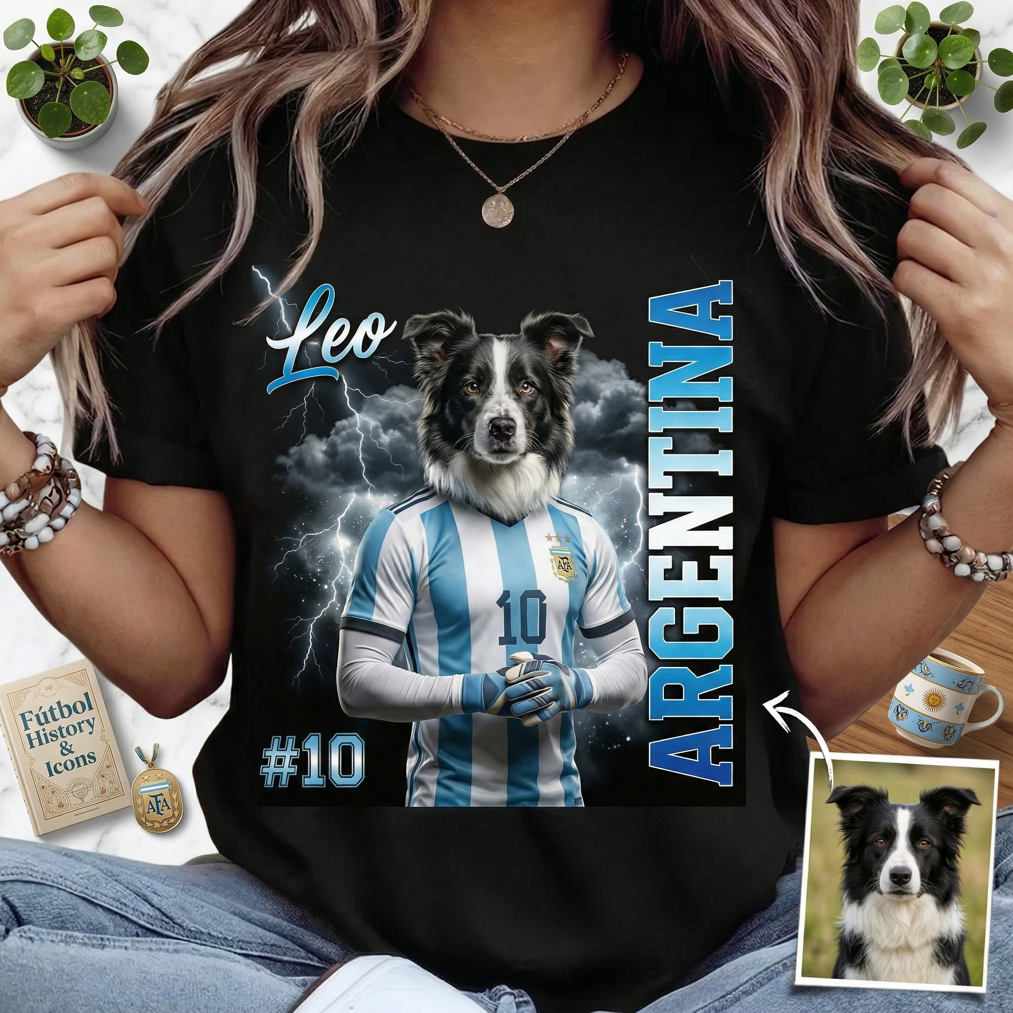Custom Pet Sports Superstar Graphic Tee | Vintage Football, Basketball & Soccer Styles | Personalized Fan Gift