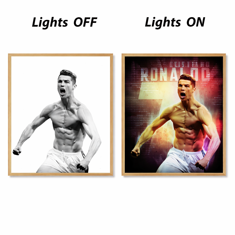 Custom LED Soccer Light Painting | The Ultimate Surprise Gift for Him | Atmosphere Night Light