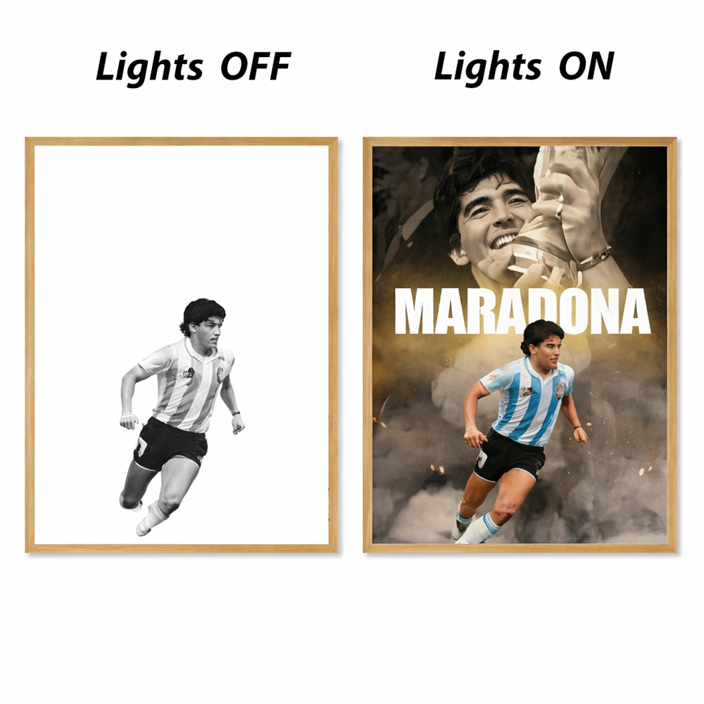 Custom LED Soccer Light Painting | The Ultimate Surprise Gift for Him | Atmosphere Night Light