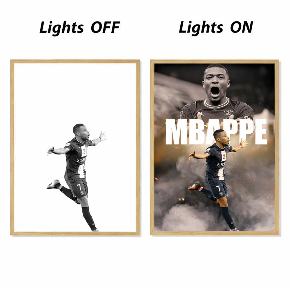 Custom LED Soccer Light Painting | The Ultimate Surprise Gift for Him | Atmosphere Night Light