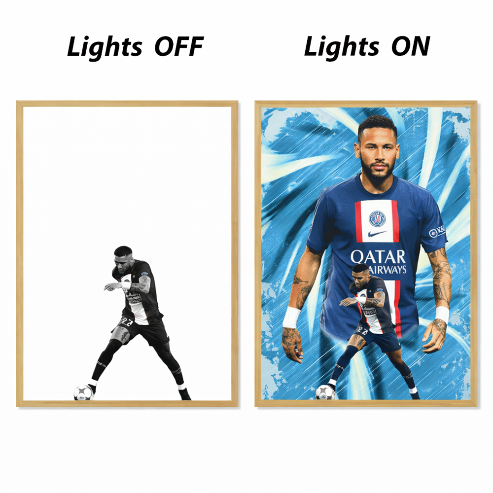 Custom LED Soccer Light Painting | The Ultimate Surprise Gift for Him | Atmosphere Night Light