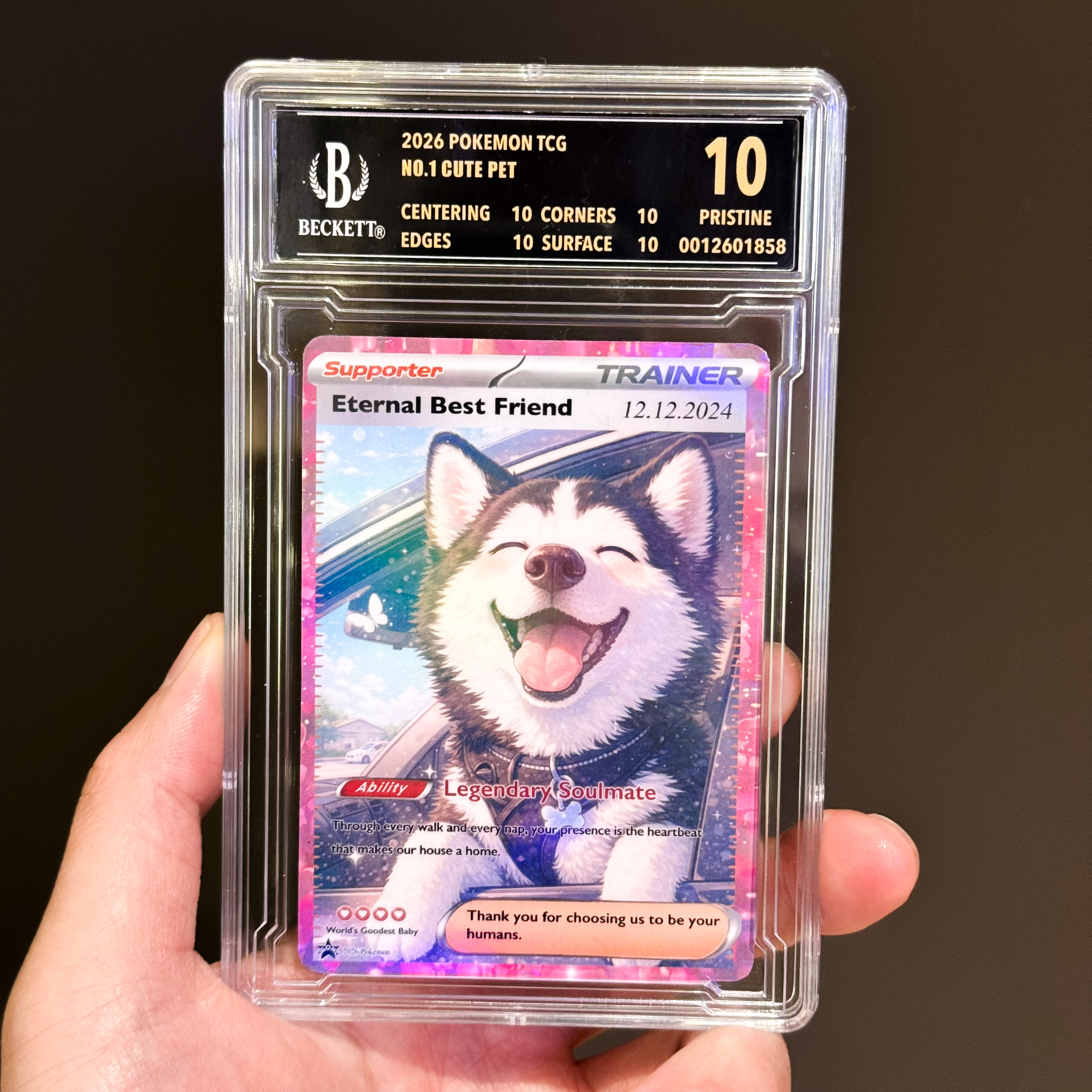 Turn Your Furry Soulmate Into a TRAINER Card - Custom Anime Pet Portrait Gift | Personalized TCG "Best Friend" Keepsake