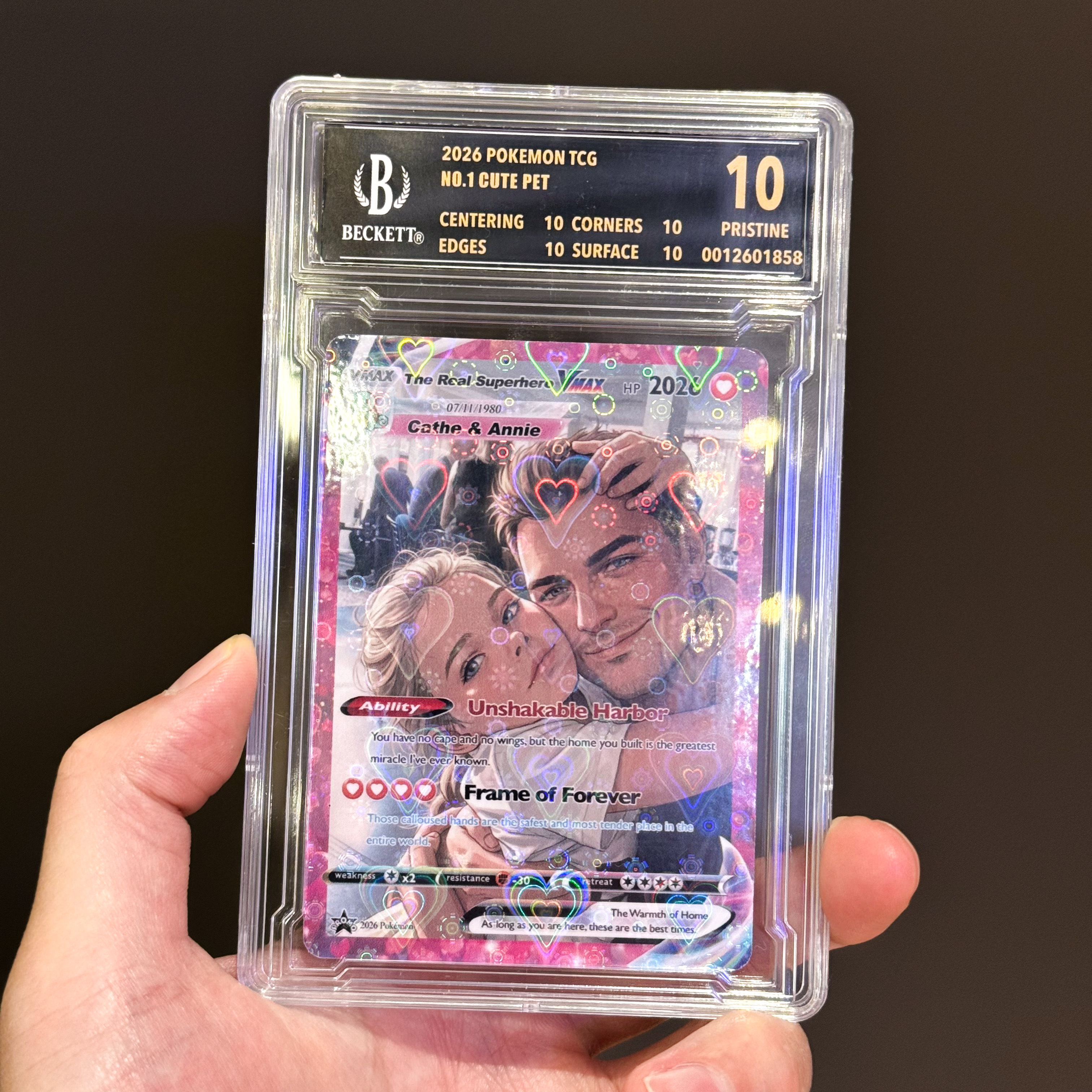 A Legendary Gift for a Legendary Man: Custom Anime Dad VMAX Card - Personalized Father's Day Gift