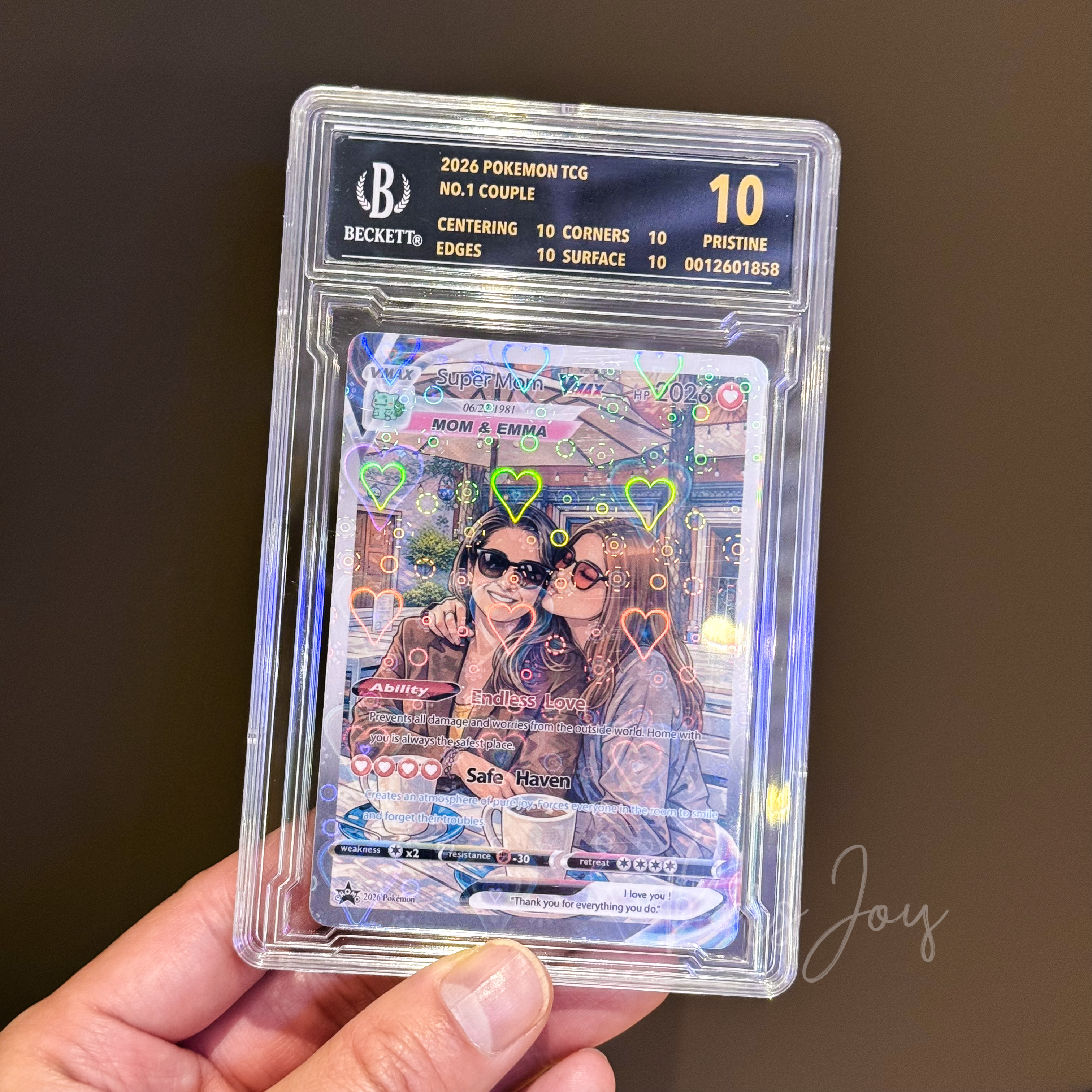 Turn Your Photo Into a Custom VMAX Mama Memory Poke Card - Personalized Mother's Day Anniversary Gift