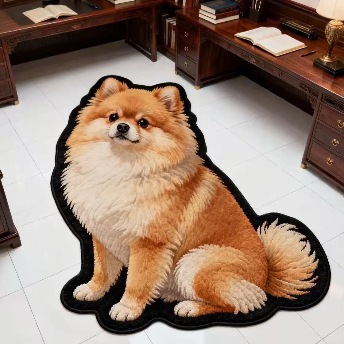 Custom Pet Shaped Rug – Turn Your Dog or Cat into a Cozy Floor Mat