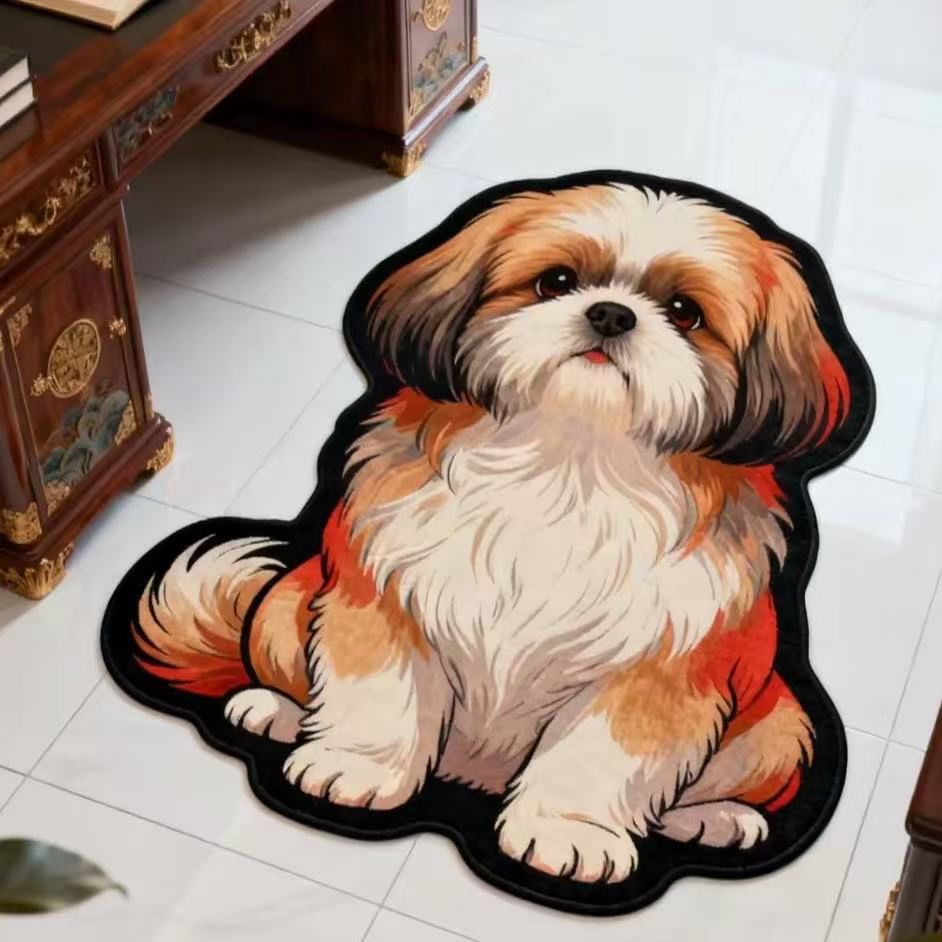 Custom Pet Shaped Rug – Turn Your Dog or Cat into a Cozy Floor Mat