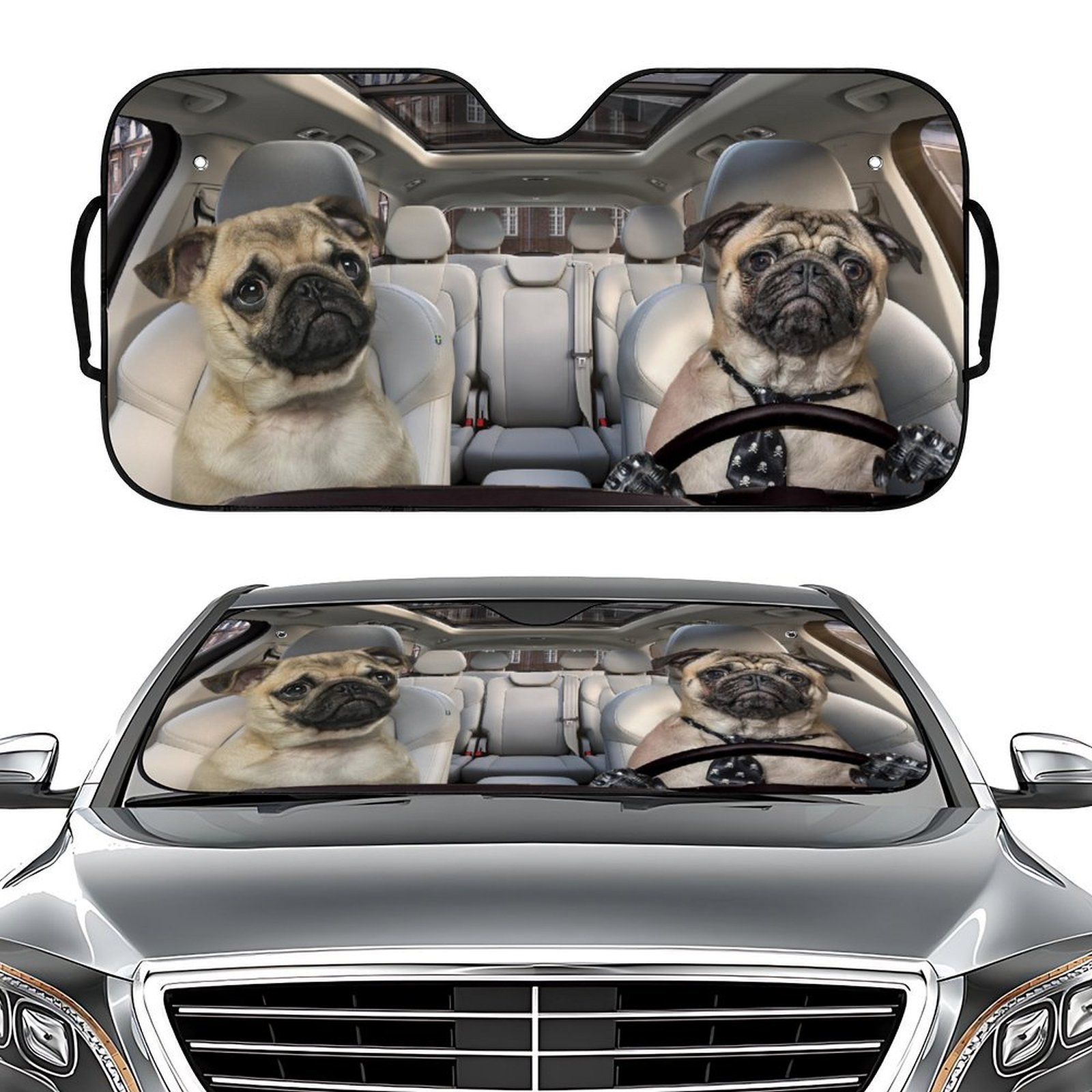 Make Your Car Speak! Funny Custom Windshield Sun Shade - The Ultimate Prank Gift